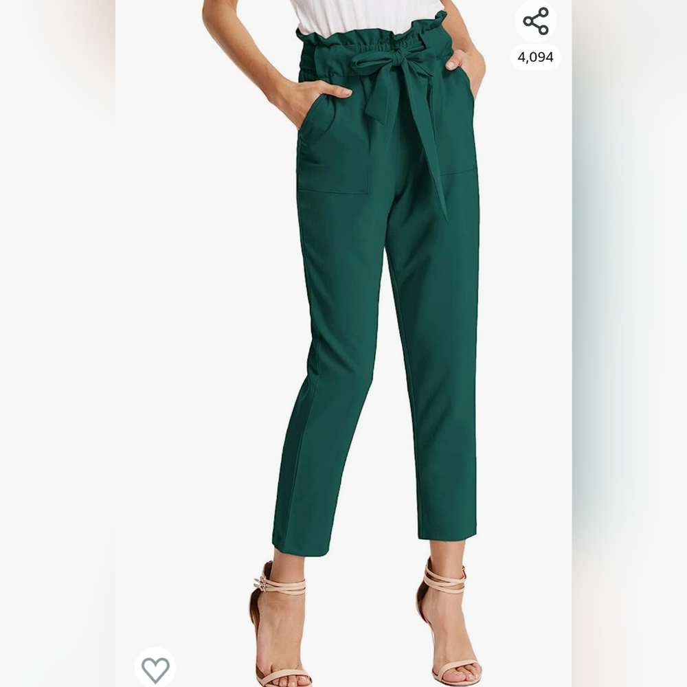 Paper Bag Pencil Pants